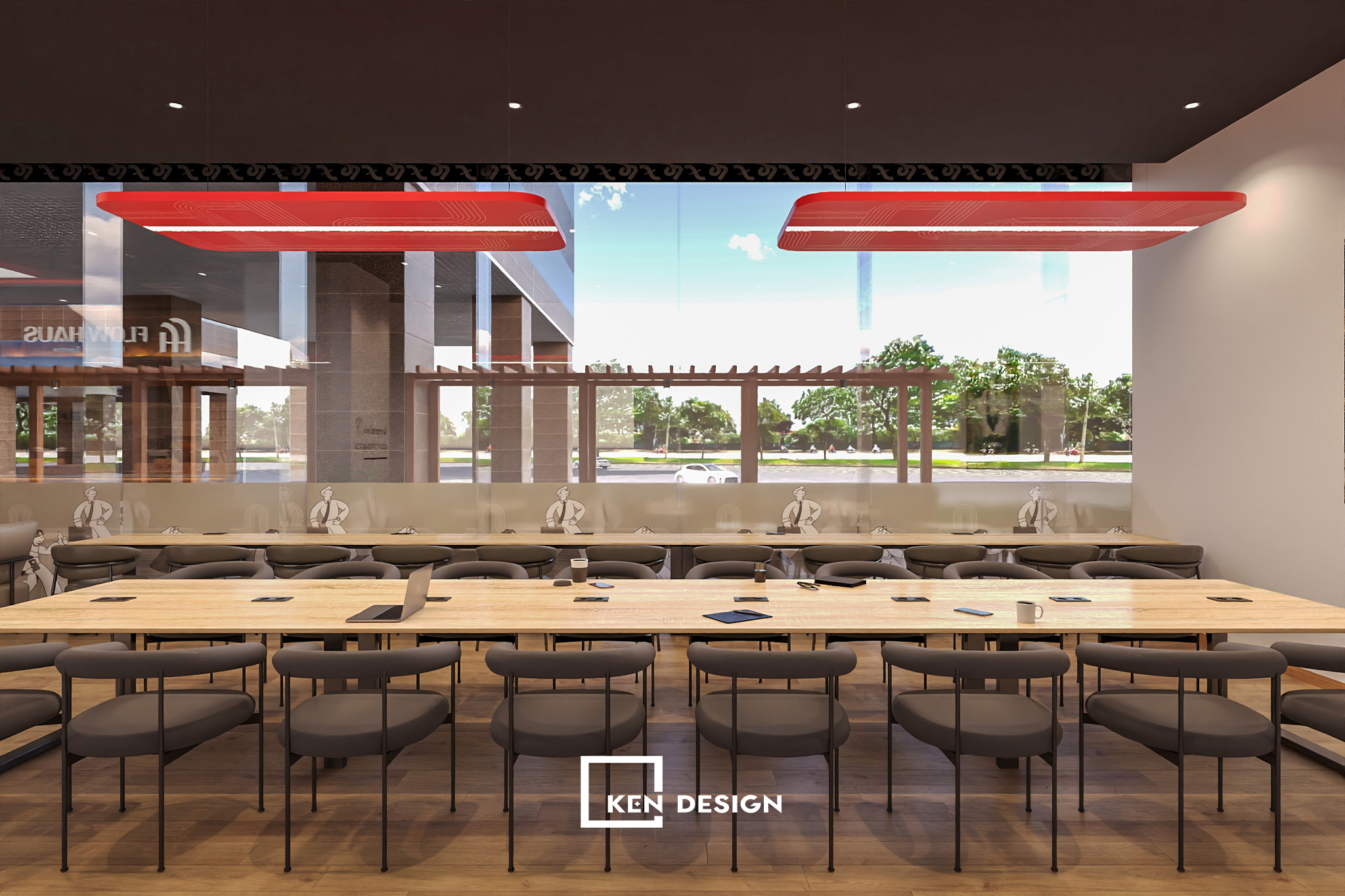 Thiết kế quán cafe đa năng